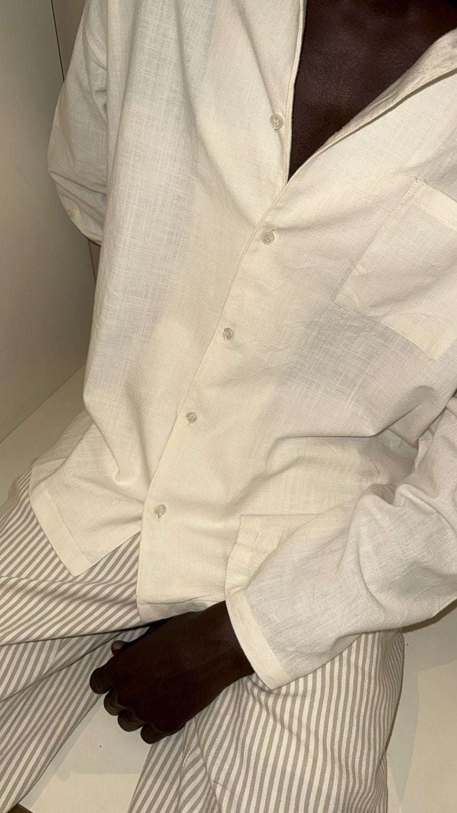 Linen Relaxed Fit Men's Shirt
