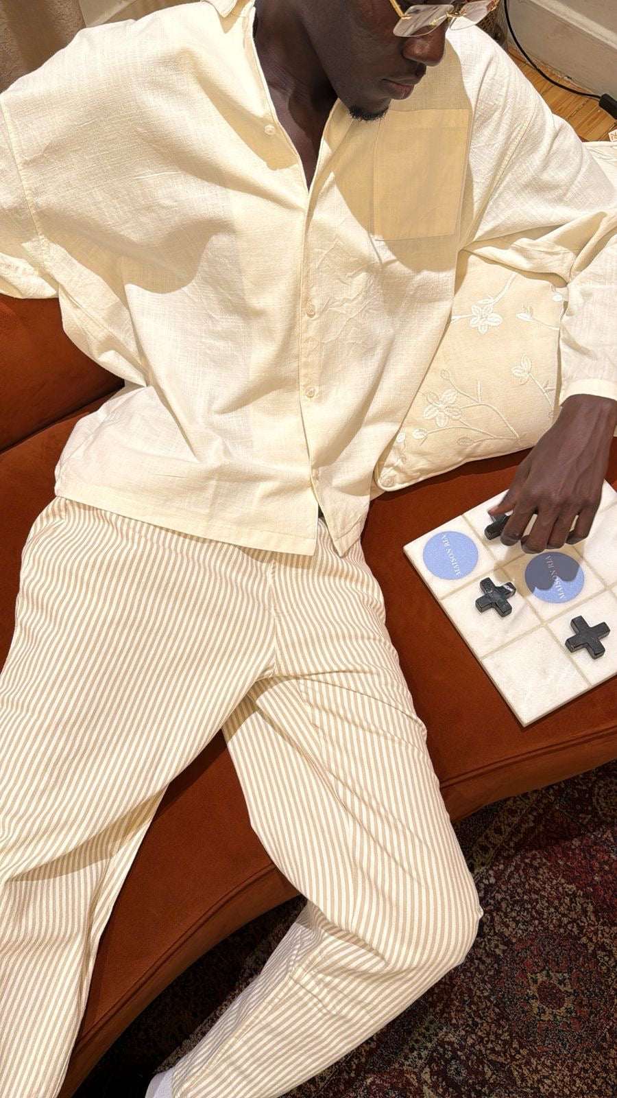 Linen Relaxed Fit Men's Shirt
