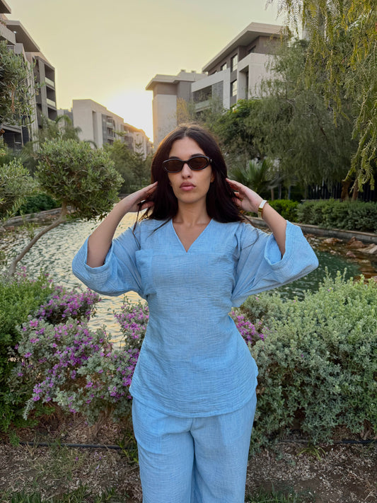 Aqua blue set