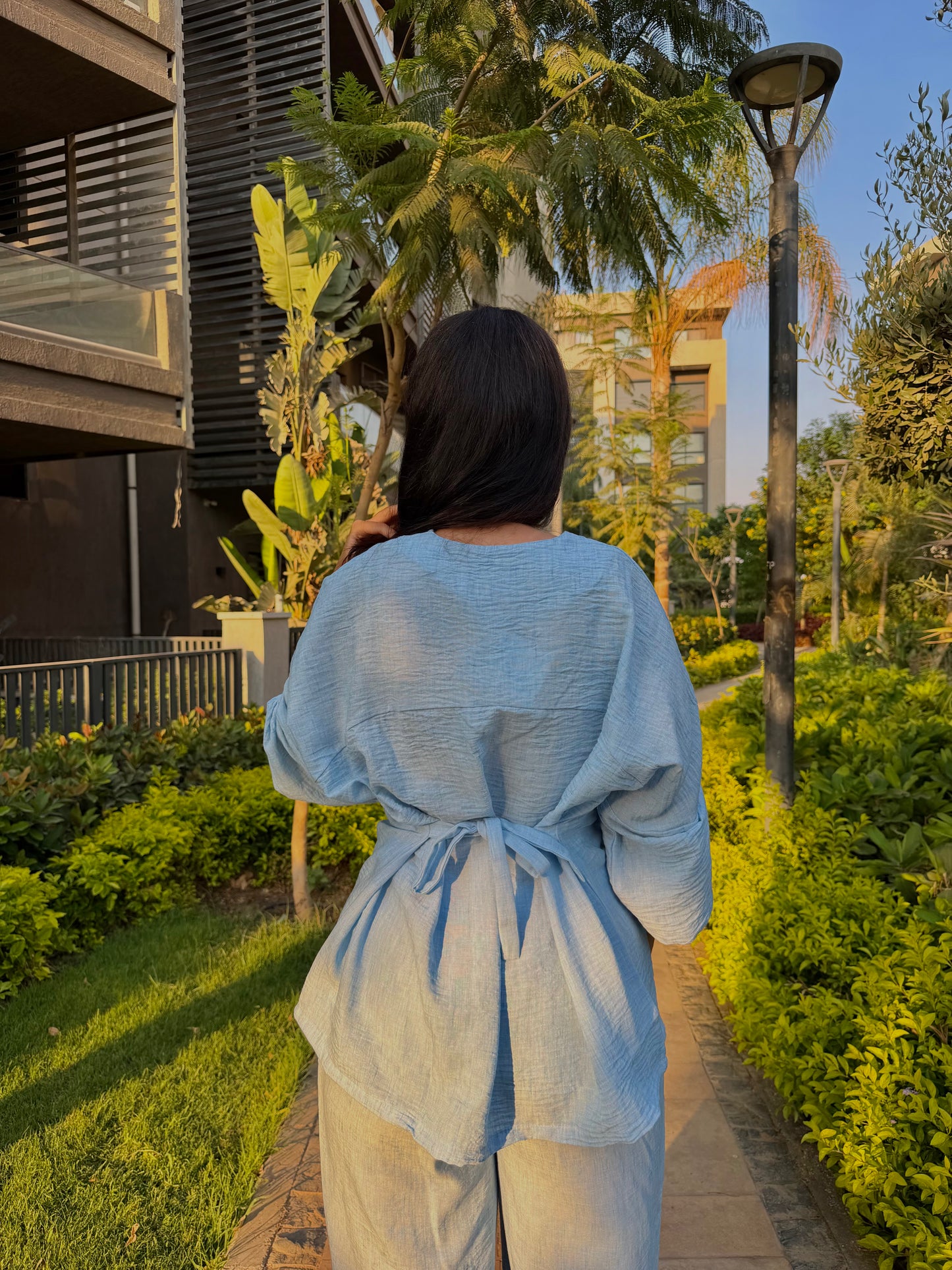 Aqua blue set