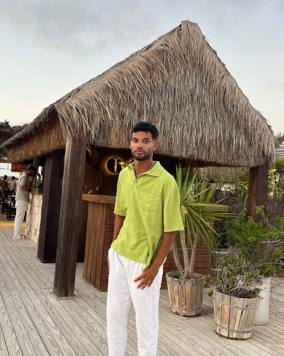 Linen Shirt - Olive Green