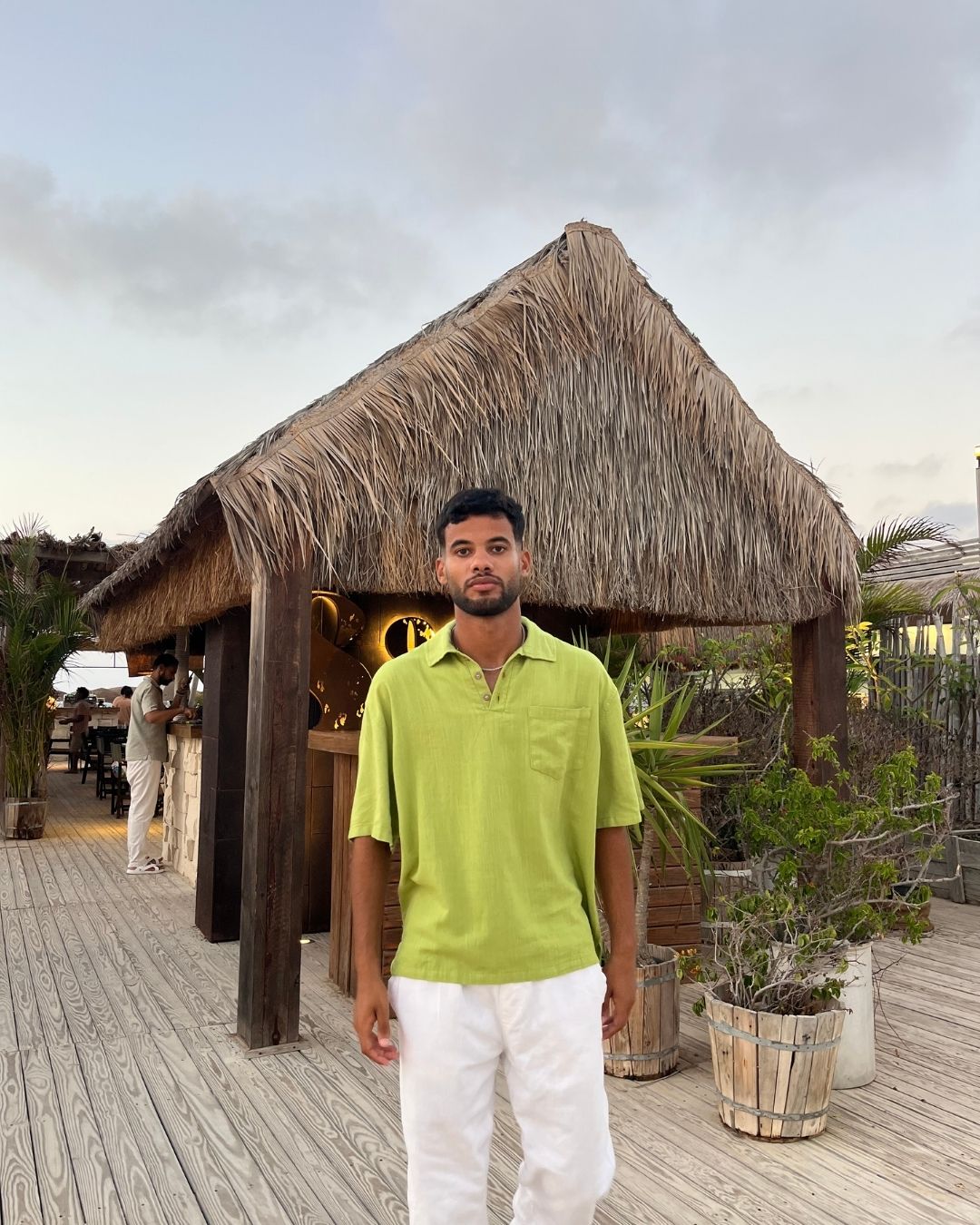 Linen Shirt - Olive Green
