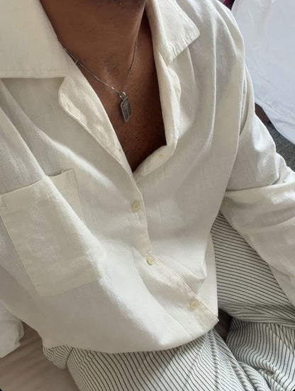 Linen Relaxed Fit Men's Shirt