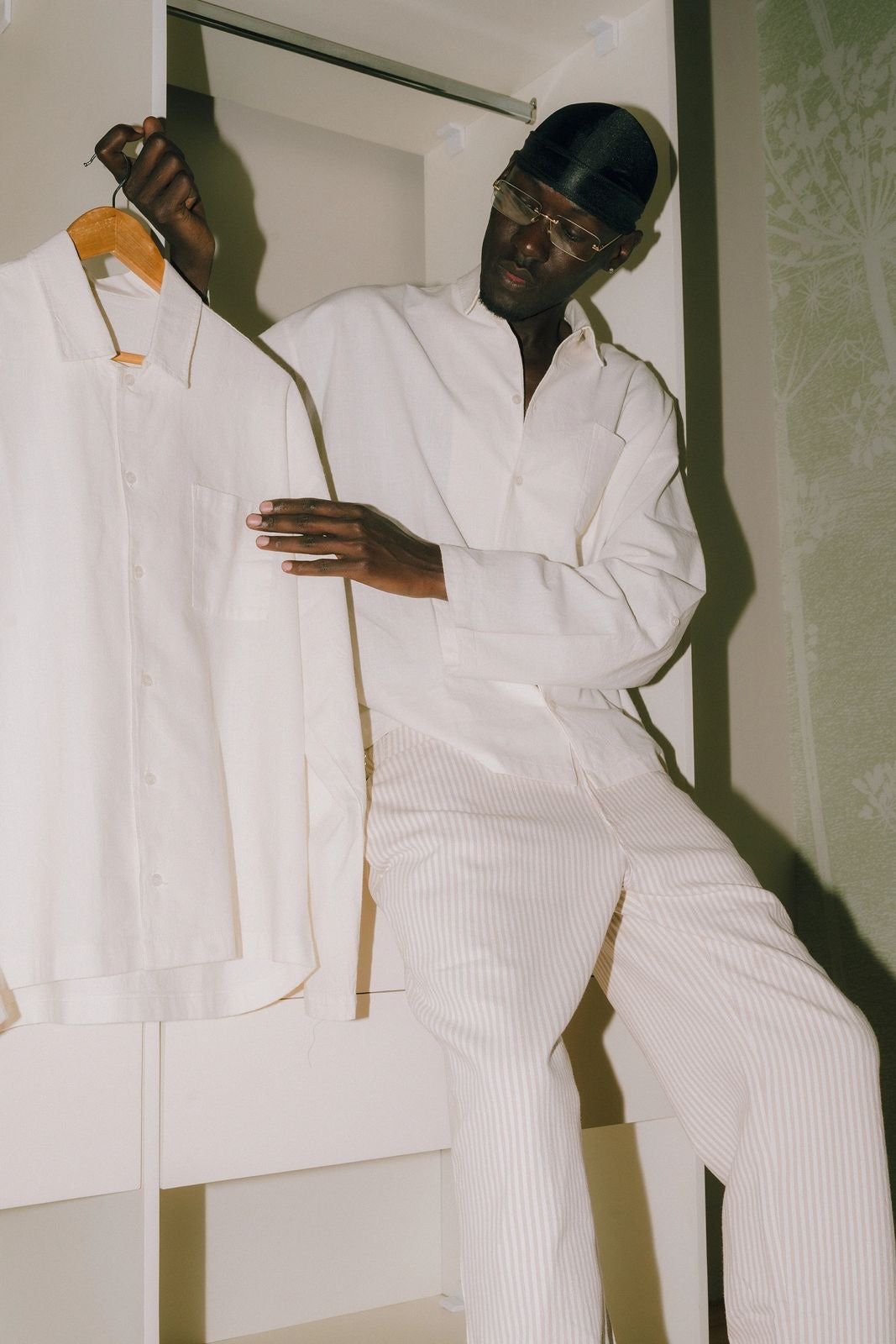 Linen Relaxed Fit Men's Shirt styled by Maison Ria