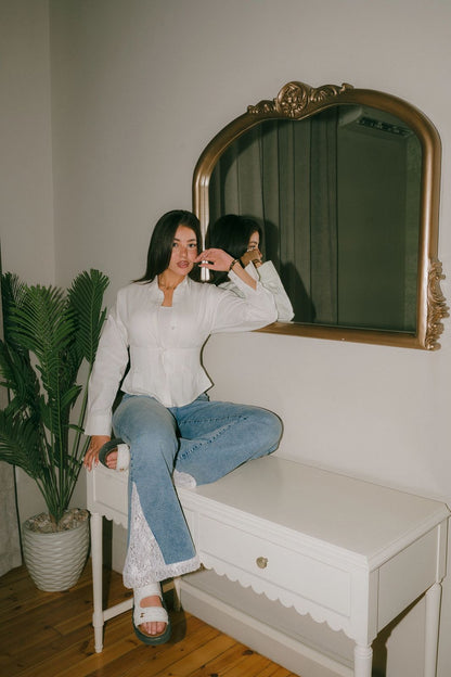 The It Girl Denim side profile by Maison Ria